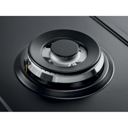 Plită incorporabilă Electrolux EGS6436K, Gaz, 4 Arzătoare, WOK 4 kW, Speed Burner, Aprindere Electrică, Grătare Fontă, Siguranță Gaz, 60 cm, Negru. [2]
