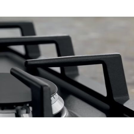 Plită incorporabilă Electrolux EGS6436K, Gaz, 4 Arzătoare, WOK 4 kW, Speed Burner, Aprindere Electrică, Grătare Fontă, Siguranță Gaz, 60 cm, Negru. [1]