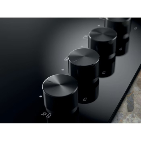 Plită incorporabilă Electrolux KGG6407K, Gaz pe Sticlă, 4 Arzătoare Speed Burner, 7,95 kW, Aprindere Electrică, Grătare Fontă, Siguranță Gaz, 60 cm, Negru. [2]