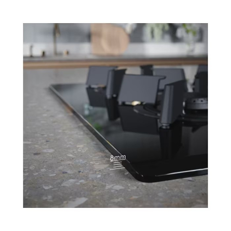 Plită incorporabilă Electrolux KGG643753K, Gaz pe Sticlă, 4 Arzătoare, WOK, 60 cm, Negru Plita incorporabilă Electrolux KGG643753K combină eleganța suprafeței din sticlă neagră cu performanța celor 4 [4]