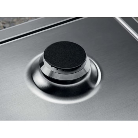 Plită incorporabilă Electrolux KGS6426SX, Gaz, 4 Arzătoare Speed Burner, 7,65 kW, Aprindere Electrică, Grătare Fontă, Siguranță Gaz, 60 cm, Inox. [2]
