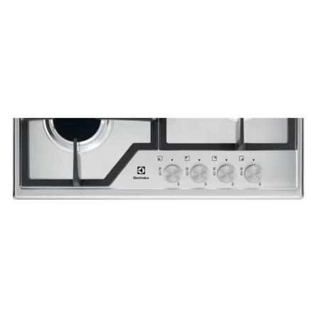 Plită incorporabilă Electrolux KGS6426SX, Gaz, 4 Arzătoare Speed Burner, 7,65 kW, Aprindere Electrică, Grătare Fontă, Siguranță Gaz, 60 cm, Inox. [5]