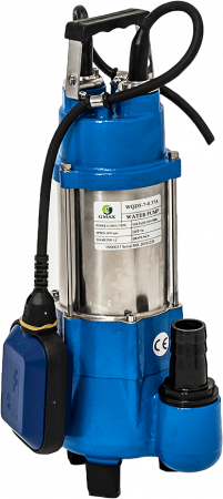 Pompe Submersibile - Pompa de dranaj, apa murdara, corp fonta+inox, plutitor, 12 m3/h, aspiratie 6m, 370W, Gmax