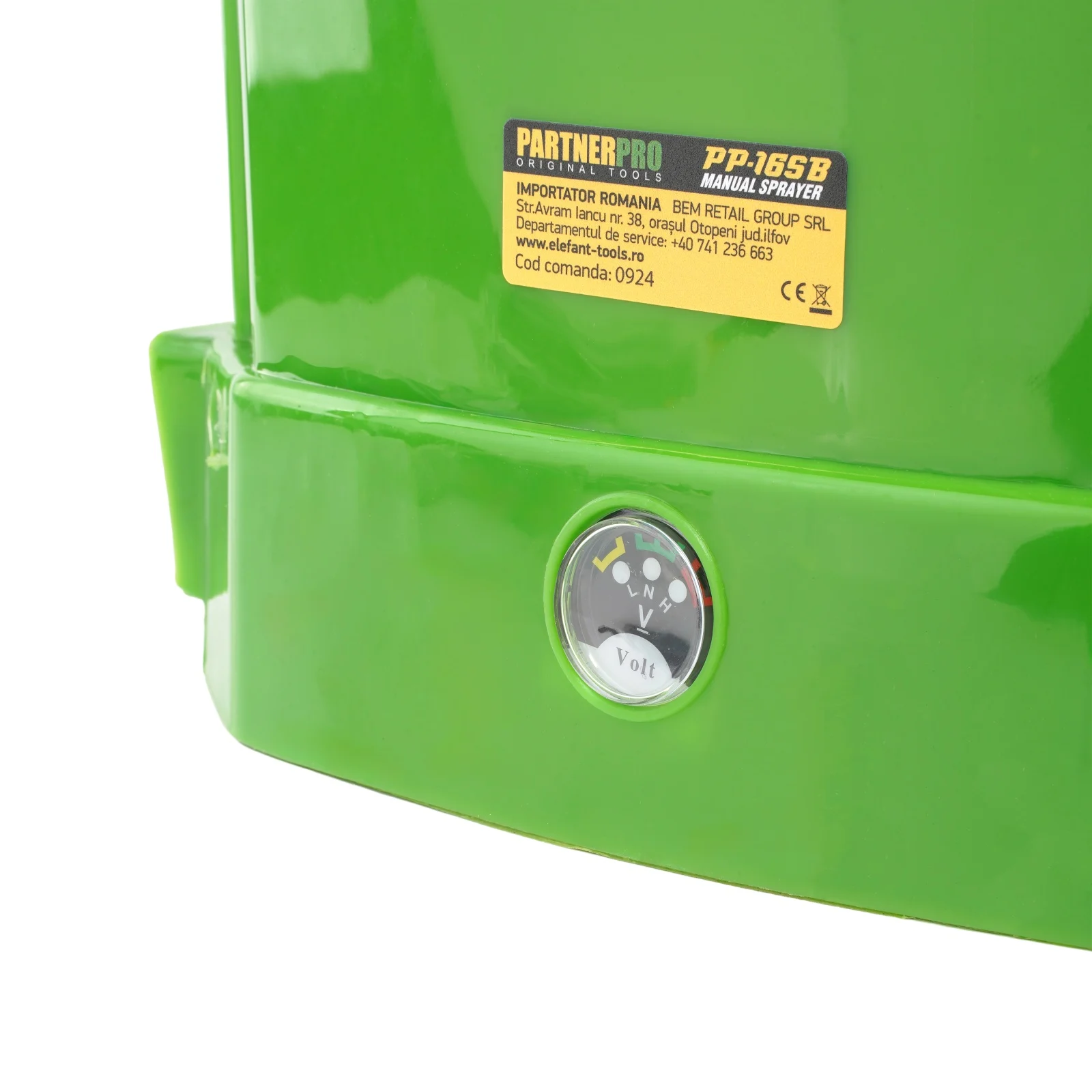 Pompa de stropit cu acumulator, capacitate 14 L, 12 V, 8 Ah, 460 m², lance 80 cm, PARTNER PRO [5]