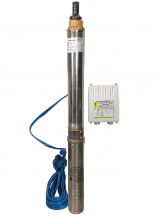 Pompe Adancime - Pompa submersibila, adancime, 750W, 230V, 3mc/h, 1" tol, panou comanda, Elefant 3STM2-11