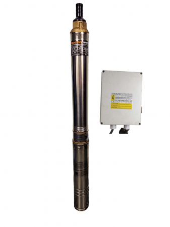 Pompe Adancime - Pompa submersibila, adancime, 750W, 230V, 3mc/h, 1" tol, panou comanda, Rotor 3STM2-11