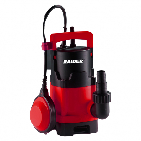 Pompe Submersibile - Pompa submersibila, apa murdara, 400W, 1",tol, 125L/min, 25mm, plutitor, Raider RD-WP46