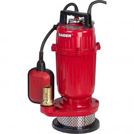 Pompe Submersibile - Pompa submersibila, apa murdara, 550W, 1" tol, aspiratie 7m, refulare 17m, plutitor, 3 m3/h, Raider RD-CAWP51