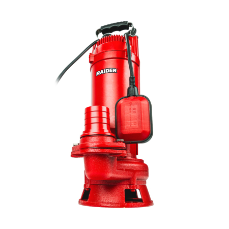 Pompa submersibila apa murdara, plutitor, 2.2 KW, 2" tol, 8 mc/h, adancime 8m, 230 V, fonta, RAIDER [1]