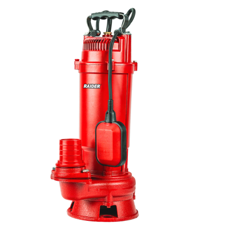 Pompe Apa Murdara - Pompa submersibila apa murdara, plutitor, 2.2 KW, 2" tol, 8 mc/h, adancime 8m, 230 V, fonta, RAIDER
