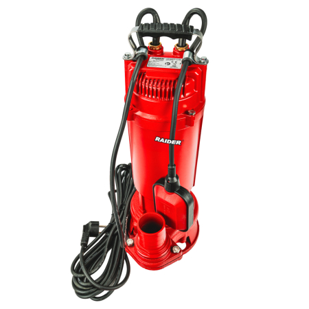 Pompa submersibila apa murdara, plutitor, 2.2 KW, 2" tol, 8 mc/h, adancime 8m, 230 V, fonta, RAIDER [3]