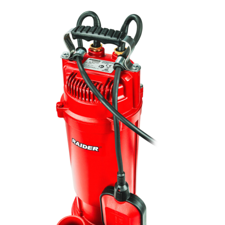 Pompa submersibila apa murdara, plutitor, 2.2 KW, 2" tol, 8 mc/h, adancime 8m, 230 V, fonta, RAIDER [2]
