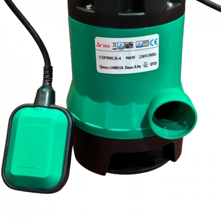 Pompa submersibila, apa murdara, plutitor, 900W, 1"tol, 7500L/h, DRK CSP900LD [1]