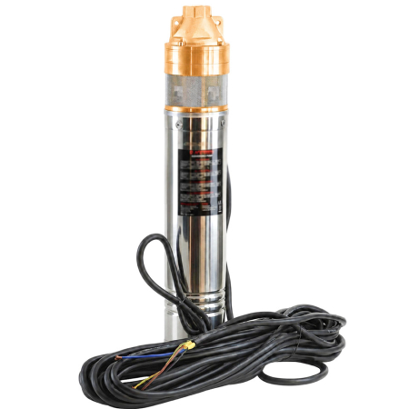 Pompe Submersibile - Pompa submersibila de adancime, apa curata, putere 750 W, Inox, cablu 15m, absorbtie 70m, EVERPOWER