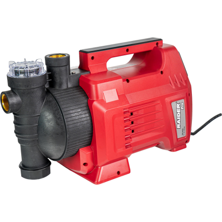 Pompe de Suprafata - Pompa suprafata, autoamorsare, 1100W, 1"tol, adancime 8m, 4.6 mc/h, filtru, display, 230 V, RAIDER