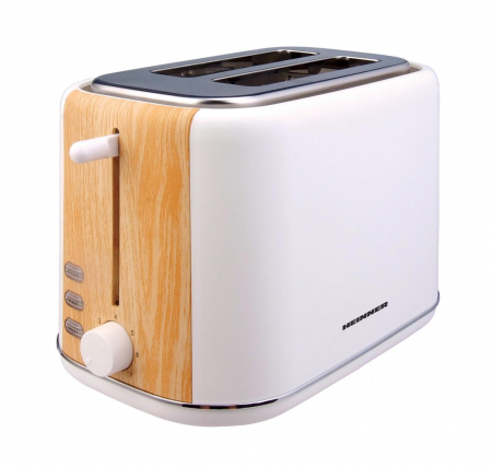 Casa & Gradina - Prajitor de paine, 7 trepte de rumenire, 800W, functie decongelare, Heinner HTP-WH800BB