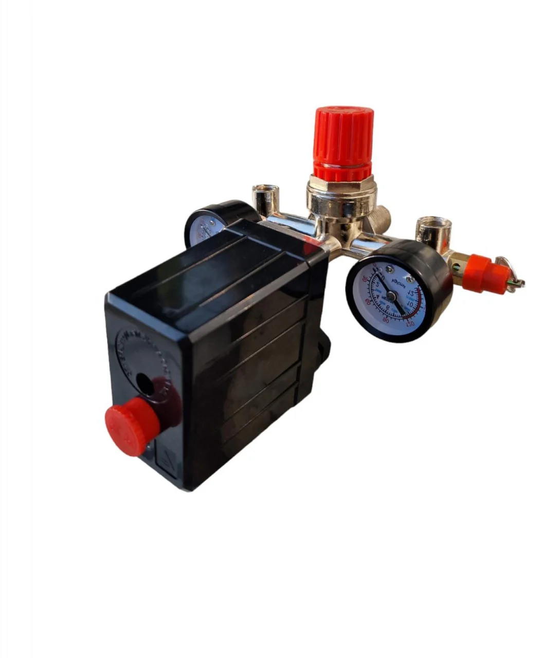 Presostat cu manometere, presiune, compresor, 0-170Psi, Rotor SP032 [1]