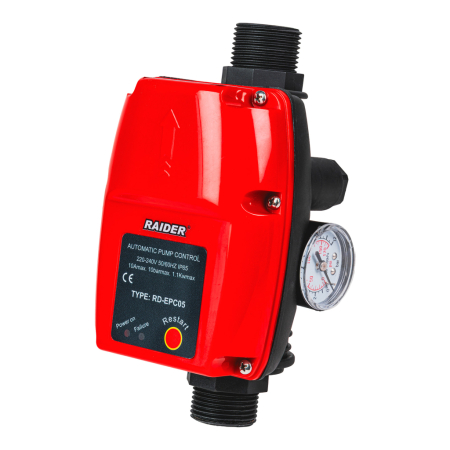 Pompe Submersibile - Presostat electronic, automat, hidrofor, 1100W, 1"tol, manometru, RAIDER