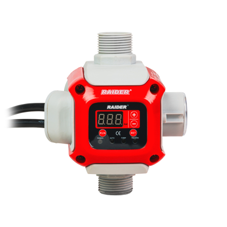 Presostat electronic, automat, hidrofor, manometru, 2200W, display, control digital, 10 bar, 1/4"tol, RAIDER [2]