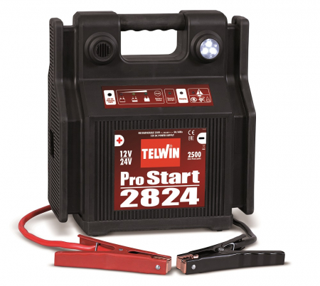 Redresoare Auto - Robot pornire auto, 230V sau 12V, 400-2500 Ah, Pro Start 2824 12-24V, TELWIN