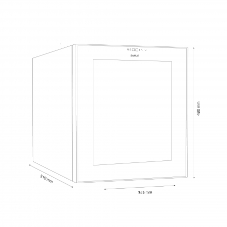 Racitor pentru vinuri, termoelectric, 12 sticle, 33L, Samus SRV36CR12 [2]