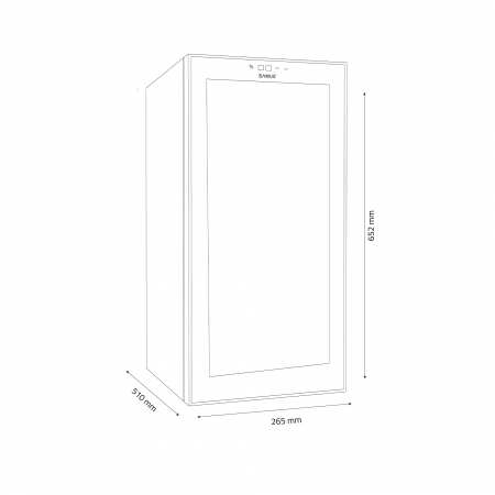 Racitor pentru vinuri, termoelectric, 12 sticle, 33L, Samus SRV38LM12 [2]