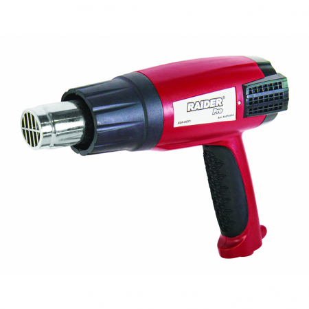 Pistoale Aer Cald - Pistol aer cald, 2000W, 2 trepte, accesorii, RAIDER RDP-HG21