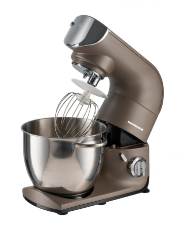 Roboti de bucatarie - Robot de bucatarie, putere 1500 W, bol inox 5.5 L, tel inox, 6 viteze + Pulse, accesoriu masina de tocat, HEINNER