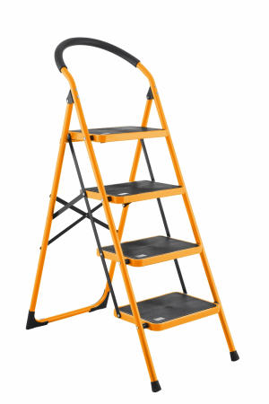 Scari - Scara din otel, 4 trepte, 845x495x1170mm, 150 kg, Tolsen 62684