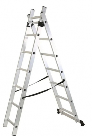 Aparate de masurat - Scara multifunctionala, aluminiu, 7 trepte, 3.25m, 150kg, Rotor KME207