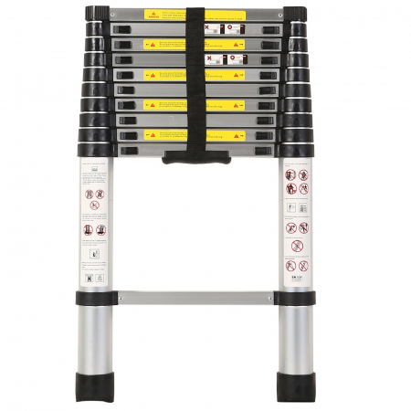 Scari - Scara telescopica, aluminiu, 3.2m, 11 trepte, capacitate 150kg, Rotor KME1032