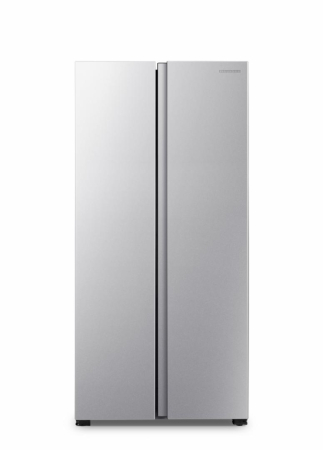 Side by Side - Side by Side HEINNER HSBS-441NFXF+, 441 L, Clasa F, Full No Frost, Display LED, Control Electronic, Super Congelare, Funcție Vacanță, H 178 cm, Aspect Inox.