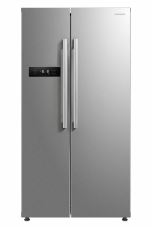 Side by Side - Side by Side HEINNER HSBS-M548NFINVXE++, 548 L, Clasa E, No Frost, Compresor Inverter, Display LED Touch, Super Răcire, Super Congelare, H 176,5 cm, Aspect Inox.