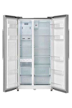 Side by Side HEINNER HSBS-M548NFINVXE++, 548 L, Clasa E, No Frost, Compresor Inverter, Display LED Touch, Super Răcire, Super Congelare, H 176,5 cm, Aspect Inox. [1]