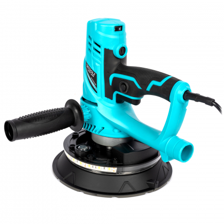Slefuitor de pereti, electric, variator turatie, banda LED, 850W, Ø180mm, 230V, sac aspirare, Detoolz [4]