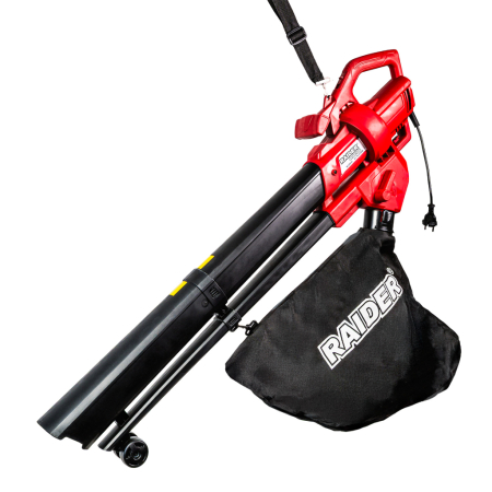 Suflanta frunze cu tocator, aspirare, putere 3000W, 230 V, sac 45 L, roti, RAIDER [1]