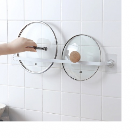 Suport metalic multifunctional prosop, papuci, 50x1.5 cm, Alb [1]