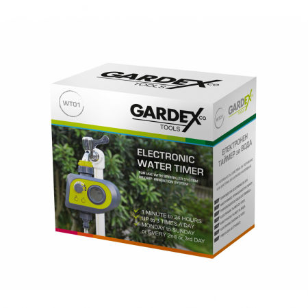Temporizator electronic udare, 8 bar, 1min/24h, Gardex 401202 [1]