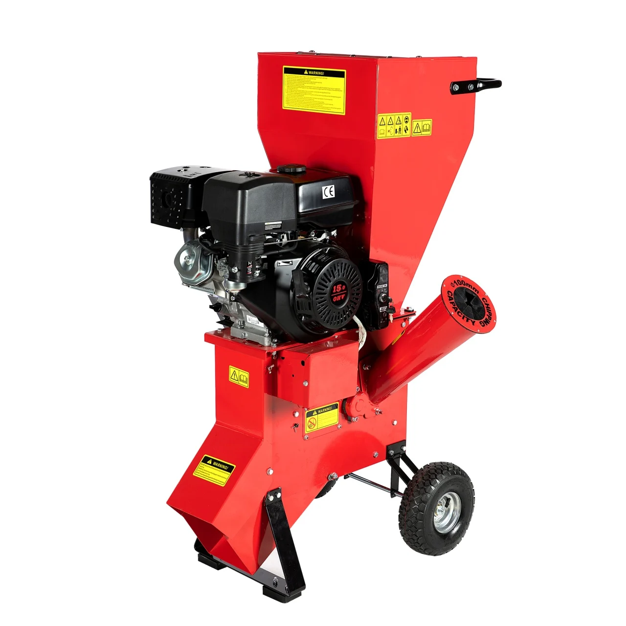 Tocator de crengi si tulpini Micul Fermier GF-2205, 15CP, 420CC, motor 4 timpi, benzina, 100mm diametru, vertical. [2]