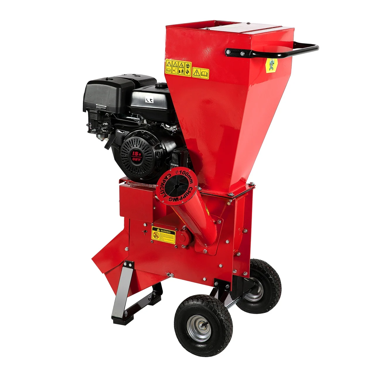 Tocator de crengi si tulpini Micul Fermier GF-2205, 15CP, 420CC, motor 4 timpi, benzina, 100mm diametru, vertical. [4]