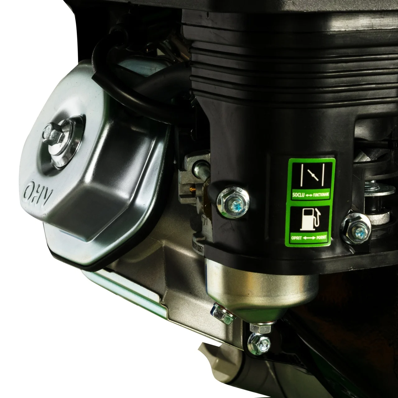 Tocator de crengi, benzina, diametru Ø120mm, carlig de remorcare, 18 Cp, 20m3/h, 457 Cc, pentru brichete, Micul Fermier [5]