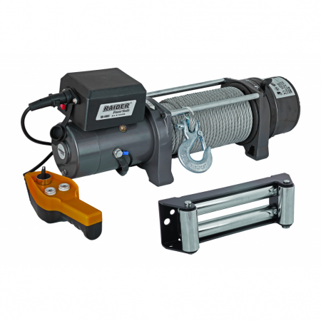 Macarale & Trolii Auto - Troliu electric 12V 3628kg 29m RAIDER RD-EW07