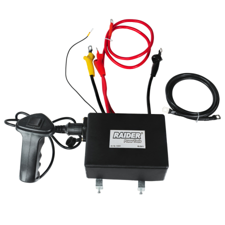 Troliu electric, 12 V, remorcare 2722 kg, 2.76 KW, cablu 24 m (7.2mm), telecomanda, RAIDER [3]