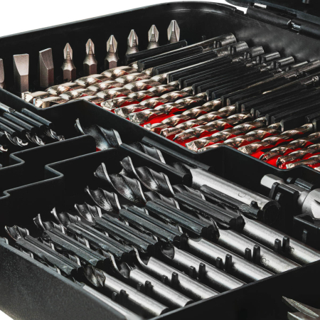 Trusa 246 piese, biti, carote, burghie, valiza plastic, RAIDER [1]