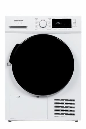Masini de Spalat Rufe & Uscatoare - Uscator de rufe cu pompa de caldura, 16 programe, capacitate 10 kg, panou digital, clasa D, Alb, HEINNER