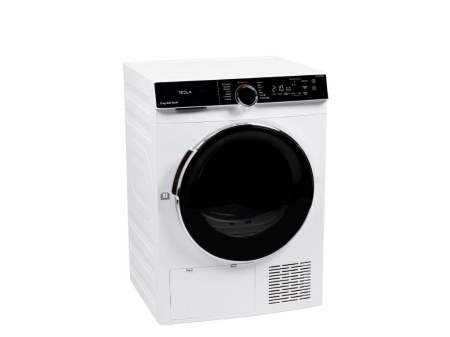 Uscator de rufe cu pompa de caldura, capacitate 10 kg, motor inverter, 14 programe, clasa C, afisaj LED, lumina interior, Alb, TESLA [2]