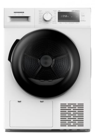 Uscatoare de rufe - Uscator de rufe cu pompa de caldura, capacitate 9 kg, motor inverter, clasa A, 15 programe, Alb, HEINNEER
