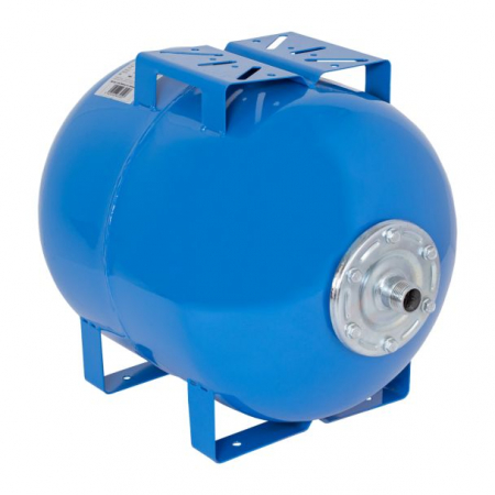 Bazine hidrofor - Vas de expansiune, orizontal, Wassertechnik WTH50BLUE, apa rece, volum 50 l, presiune maxima 10 bar