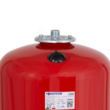 Vas de expansiune, vertical cu suport, Aquasystem VRV80, apa calda, volum 80 l, presiune max.8 bari [2]