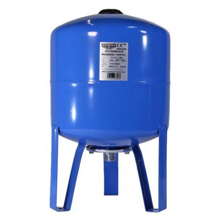 Bazine hidrofor - Vas de expansiune, vertical, Wassertechnik WTH35VBLUE, apa rece, volum 35 l, 10 bari, cu suport